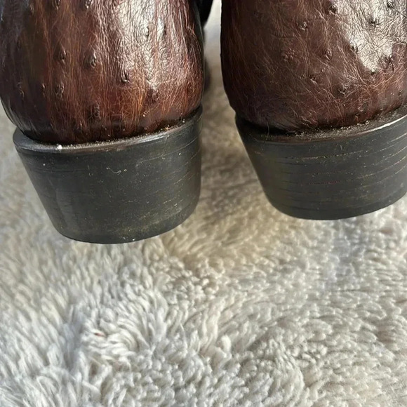 J.B.Dillon men’s ostrich cowboy boot size 8 - Picture 8 of 11